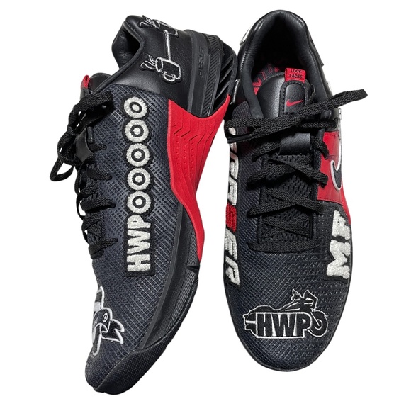 Nike Metcon 8X 11.5 D Mens Tennis Shoes Matt Fraser Black Red (appear to be new)